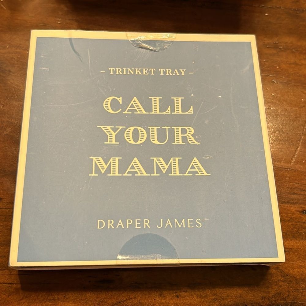 Draper James Decorative Accent Ceramic Trinket Tray, Call Your Mama NWT Ipsy bag - Picture 2 of 6
